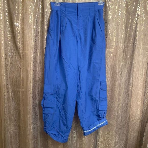 Free People Pants - Free People Mesmerize Me Solid Pants True Blue NWOT Medium